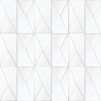 Mosaic House Moroccan tile Seville Mod 1 White  solid zellige, mosaic, zellij, field, pattern, glaze 